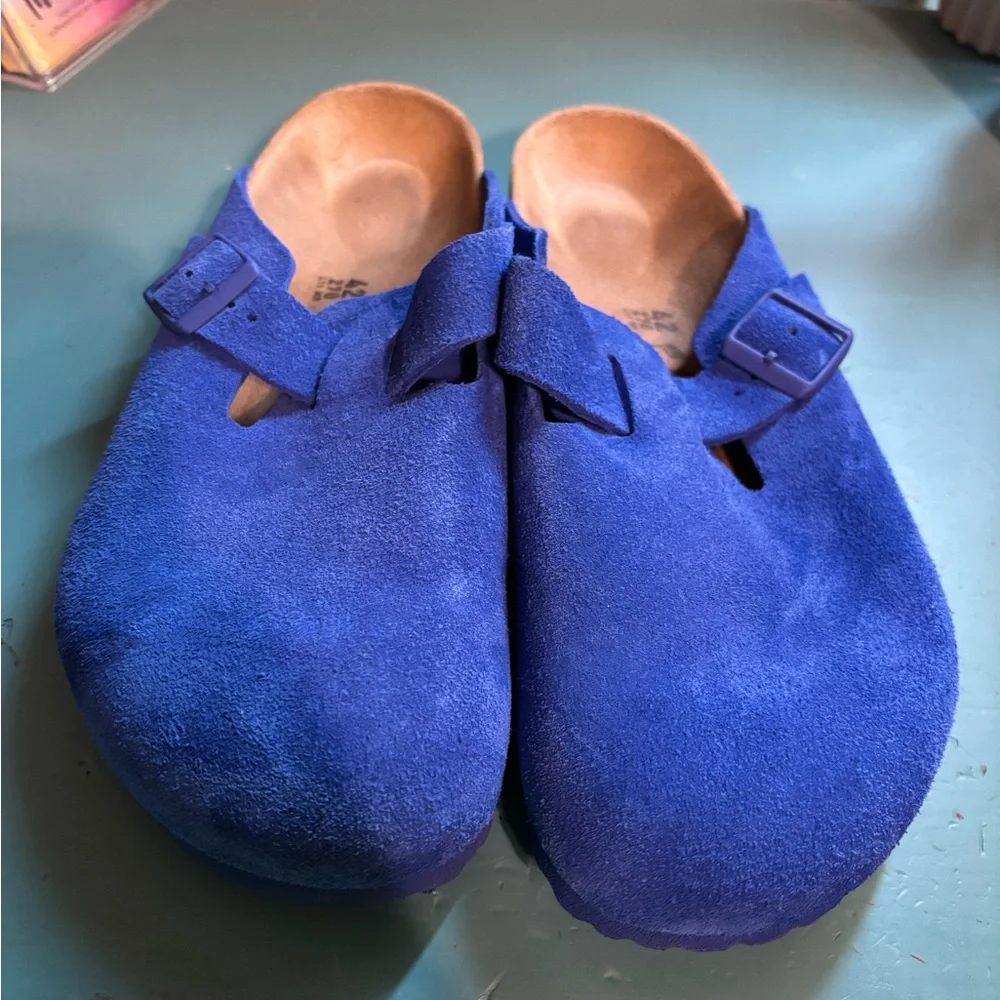 Birkenstock Boston Blue - Picture 1 of 6